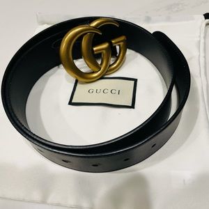 Gucci Double G (GG), size 80, gently used, wide